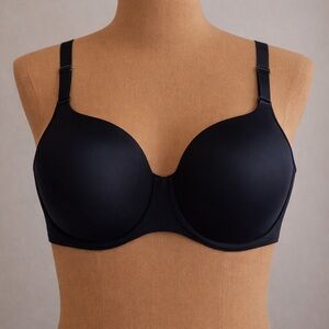 Body by Victoria IPEX Black Seamless T-Shirt Bra with Adjustable Straps
